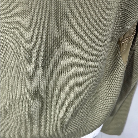 VINTAGE CARLISLE 100% SILK SAGE KNIT JACKET & TANK SET L - Picture 11 of 14